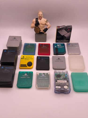 Playstation memory cards - playstation, 1+2
